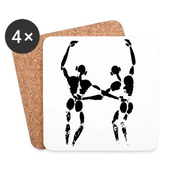Friends - Coasters (set of 4) - white - Front