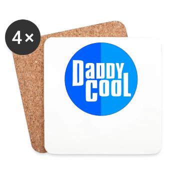 Daddy cool - Dessous de verre (lot de 4) - blanc - Devant