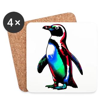 Penguin - Coasters (set of 4) - white - Front