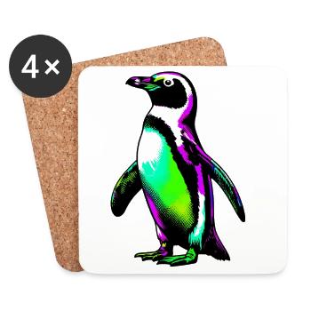 Penguin - Coasters (set of 4) - white - Front