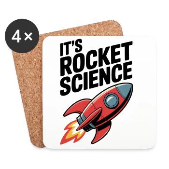 It’s Rocket Science - Coasters (set of 4) - white - Front