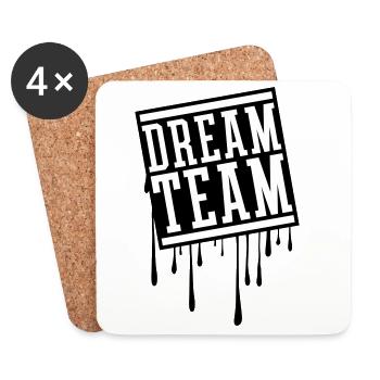 Dream Team - Coasters (set of 4) - white - Front