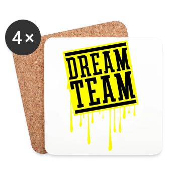 Dream Team - Coasters (set of 4) - white - Front