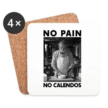 Cadeau Humour Camembert Normandie Traditions - Dessous de verre (lot de 4) - blanc - Devant