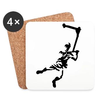Kick scooter - Untersetzer (4er-Set) - Weiß - Vorne