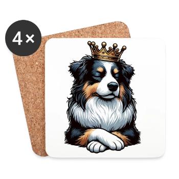 Australian Shepherd Aussie Aussie Owners Aussies - Coasters (set of 4) - white - Front