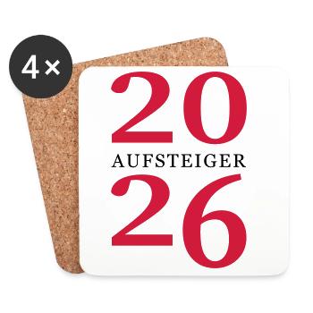 Promoted 2026 Promotion - Coasters (set of 4) - white - Front