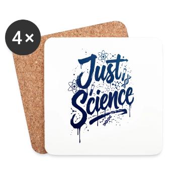 Just Science Blue Splash - Coasters (set of 4) - white - Front