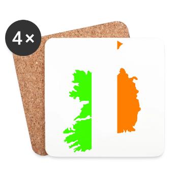 Ireland Country - Coasters (set of 4) - white - Front