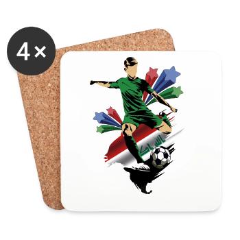 Irak - Iraq - Flags - Coasters (set of 4) - white - Front