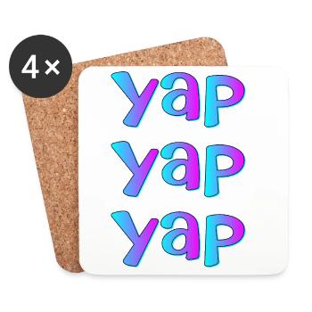 Speeches Proverbs - Coasters (set of 4) - white - Front