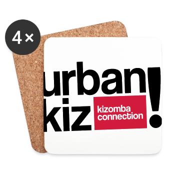 urbankiz kizomba connection! - Untersetzer (4er-Set) - Weiß - Vorne