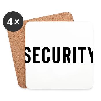 Security - Coasters (set of 4) - white - Front
