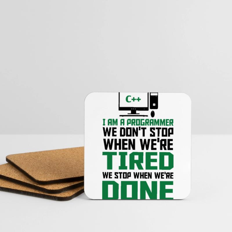 I'm A Programmer I Write Code Computer Scientist A Untersetzer (4er-Set)