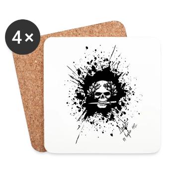 Arditi - I do not care - - Coasters (set of 4) - white - Front
