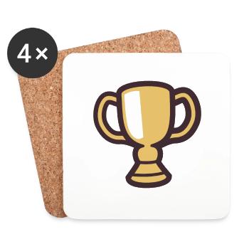 Cup - Coasters (set of 4) - white - Front