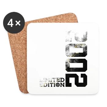 24E ANNIVERSAIRE 24 ANS ÉDITION LIMITÉE 2002 - Dessous de verre (lot de 4) - blanc - Devant