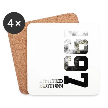 29. GEBURTSTAG 29 JAHRE LIMITED EDITION 1997 - Untersetzer (4er-Set) - Weiß - Vorne