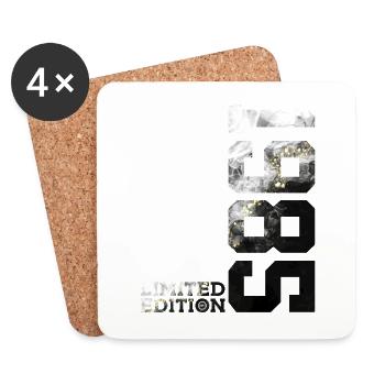 41ST BIRTHDAY 41 YEARS LIMITED EDITION 1985 - Coasters (set of 4) - white - Front