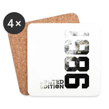 40E ANNIVERSAIRE 40 ANS ÉDITION LIMITÉE 1986 - Dessous de verre (lot de 4) - blanc - Devant