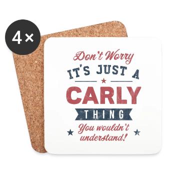 Its a Carly thing - Coasters (set of 4) - white - Front