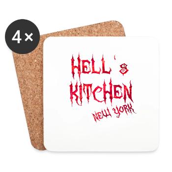 Hell's Kitchen - Coasters (set of 4) - white - Front