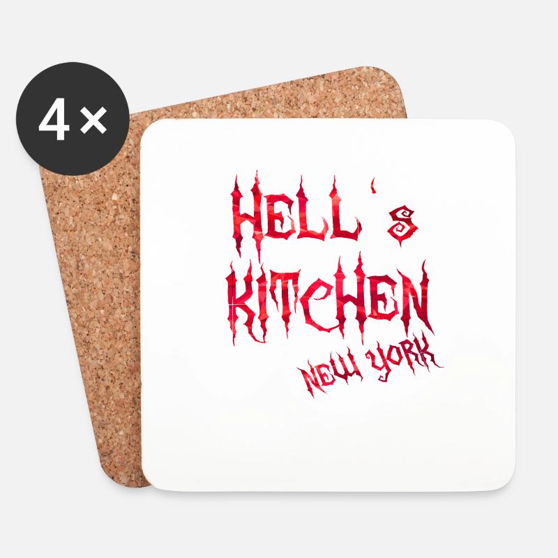 Hell's Kitchen - Untersetzer (4er-Set) - Weiß