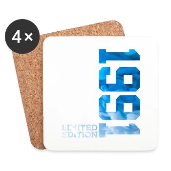 35TH BIRTHDAY LIMITED EDITION 1991 - Coasters (set of 4) - white - Front
