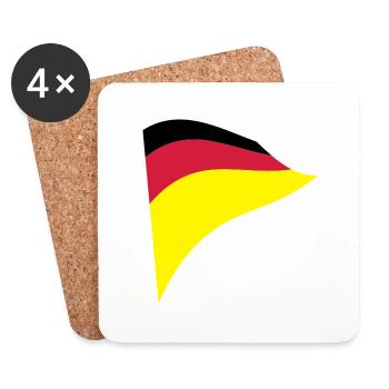 Germany - Coasters (set of 4) - white - Front
