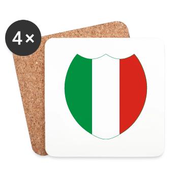 Italien / Italien (V) - Untersetzer (4er-Set) - Weiß - Vorne