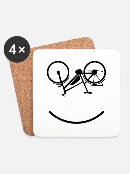 e bike - Coasters (set of 4) - white