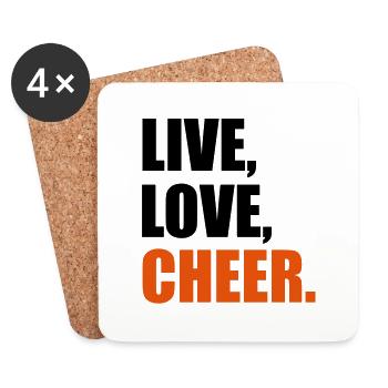 cheerleader - Coasters (set of 4) - white - Front