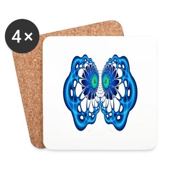 spooky eyes - Coasters (set of 4) - white - Front