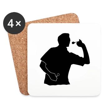 Darts eu - Coasters (set of 4) - white - Front