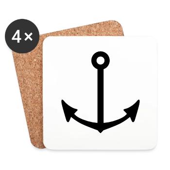 Anchor - Untersetzer (4er-Set) - Weiß - Vorne