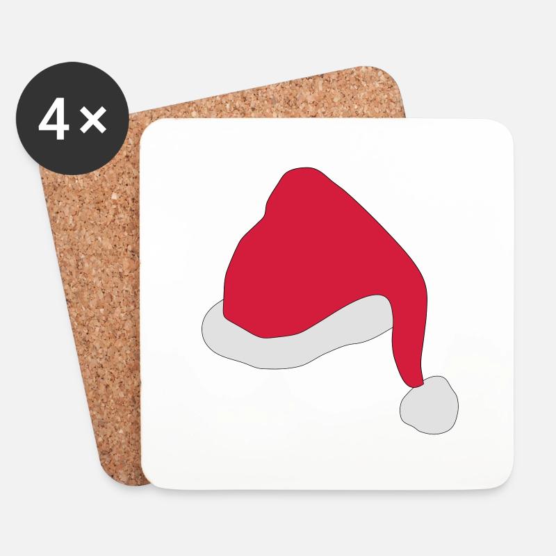 weihnachten - Untersetzer (4er-Set) - Weiß