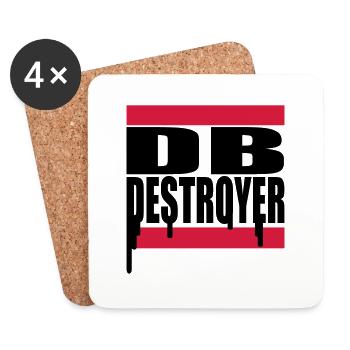 db_2f_2 - Untersetzer (4er-Set) - Weiß - Vorne