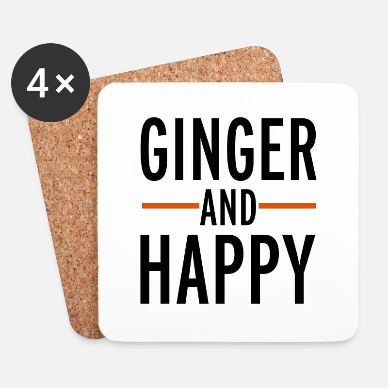 Ginger - Coasters (set of 4) - white