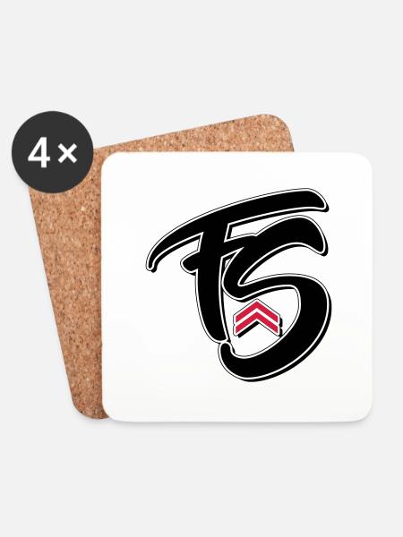 Frischer Stil - Untersetzer (4er-Set) - Weiß
