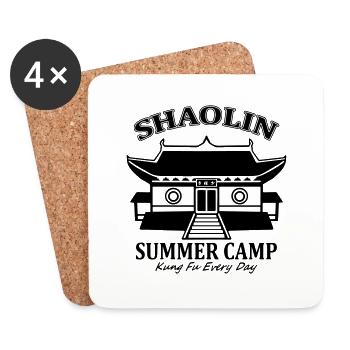 Shaolin Summer Camp - Coasters (set of 4) - white - Front
