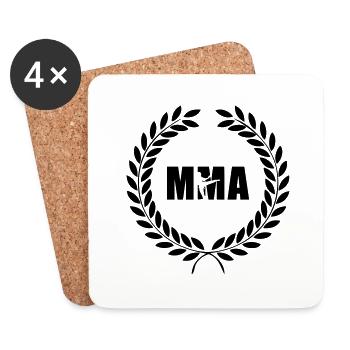 mma - Untersetzer (4er-Set) - Weiß - Vorne