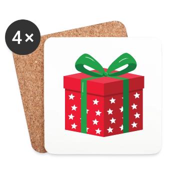 Gift - Coasters (set of 4) - white - Front