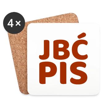 JBĆ PIS - Coasters (set of 4) - white - Front