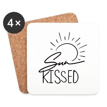 sun kissed - Dessous de verre (lot de 4) - blanc - Devant