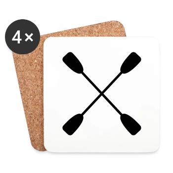 paddle - Coasters (set of 4) - white - Front