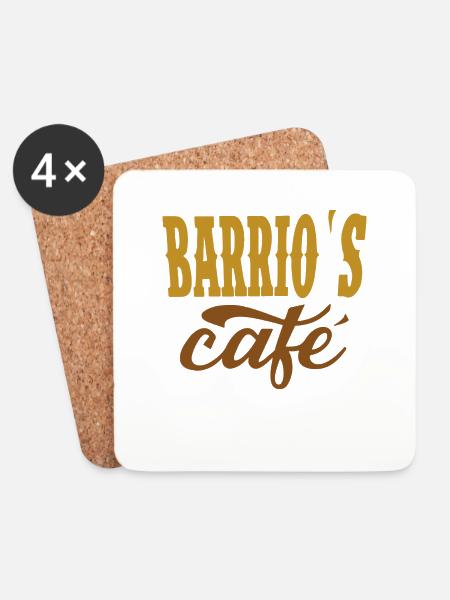 Merchandise Barrio's - Untersetzer (4er-Set) - Weiß