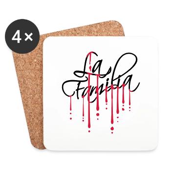 Sang La Familia - Dessous de verre (lot de 4) - blanc - Devant