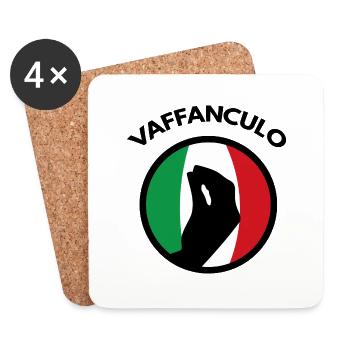 Italien - Untersetzer (4er-Set) - Weiß - Vorne