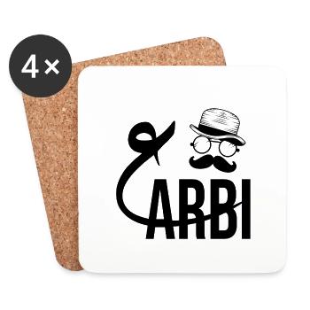 Arabi - Coasters (set of 4) - white - Front