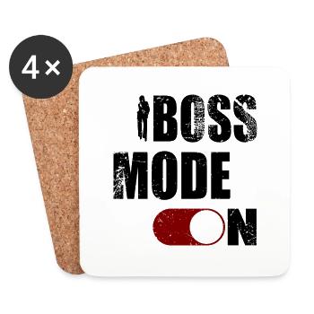 BOSS MODE ON_LADY - Dessous de verre (lot de 4) - blanc - Devant